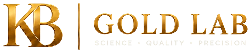 KB GOLD LAB logo – Science · Quality · Precision